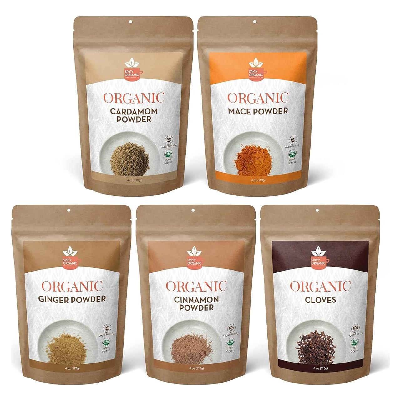 Set de Especias Orgánicas Picantes Spicy Organic - 5 x 113g