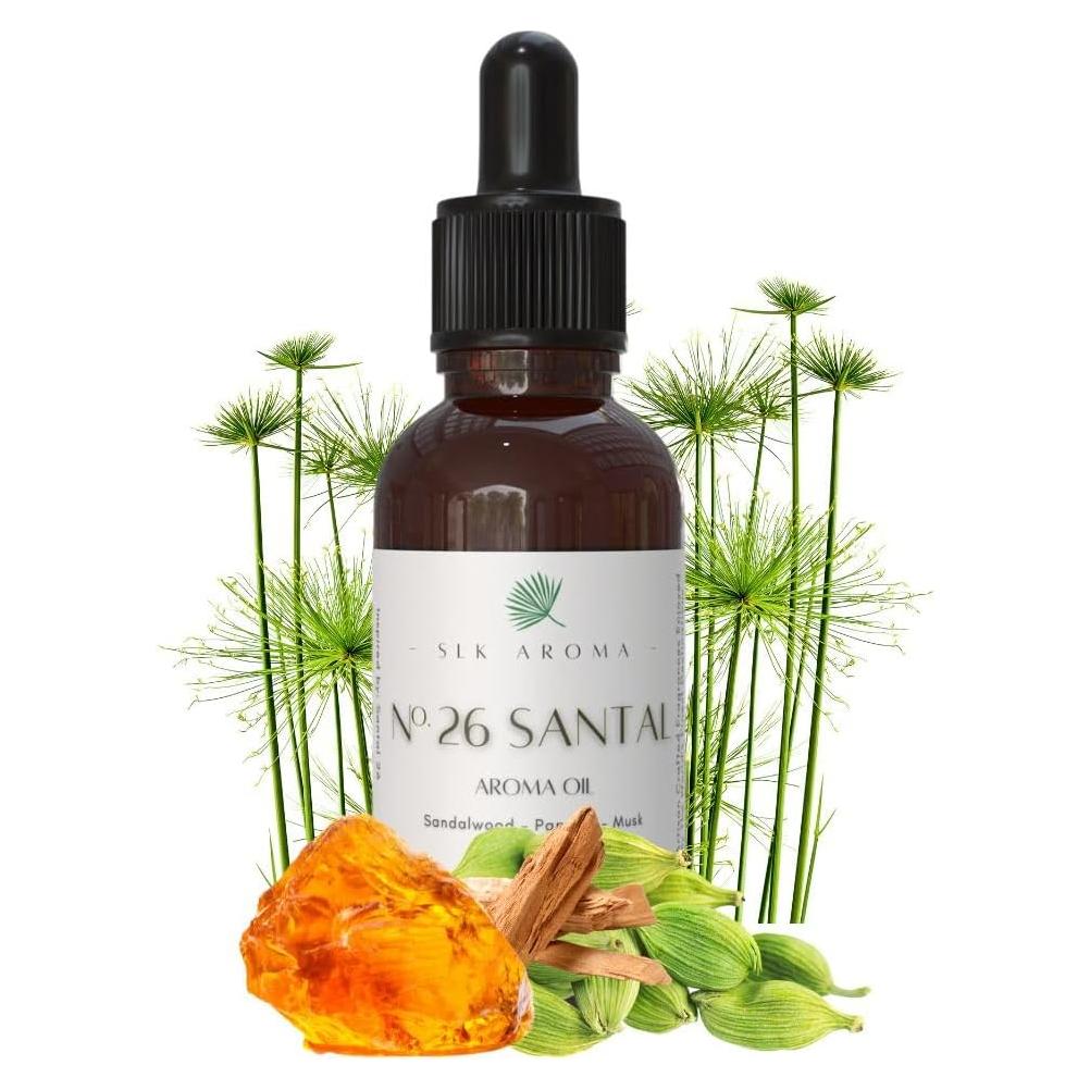 Aceite Difusor de Aroma Santal SLK Aroma 30ml - Sin Agua
