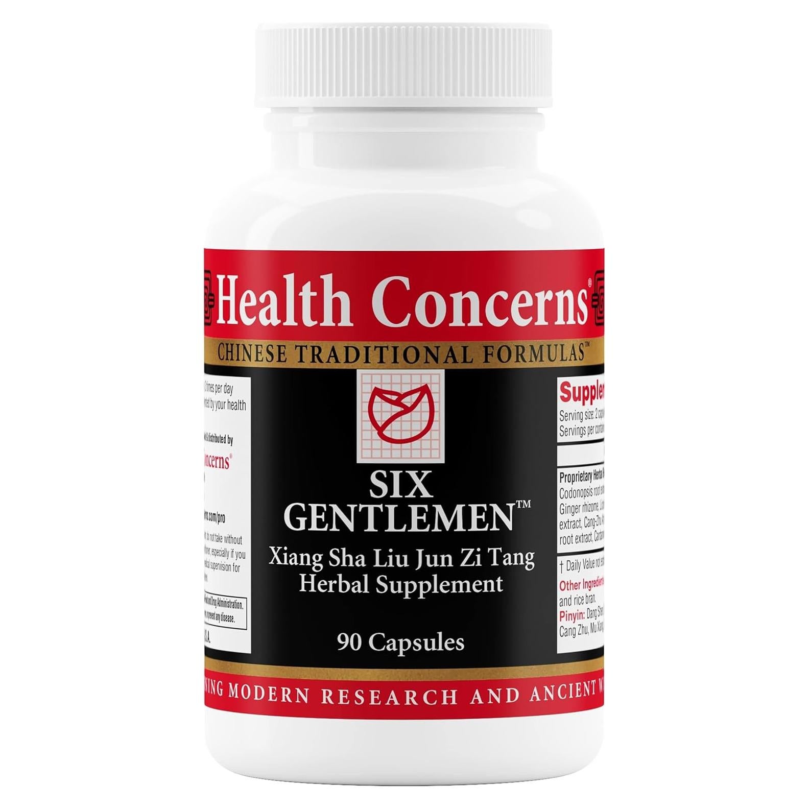 Suplemento Digestivo Health Concerns 90 Cápsulas 1349mg