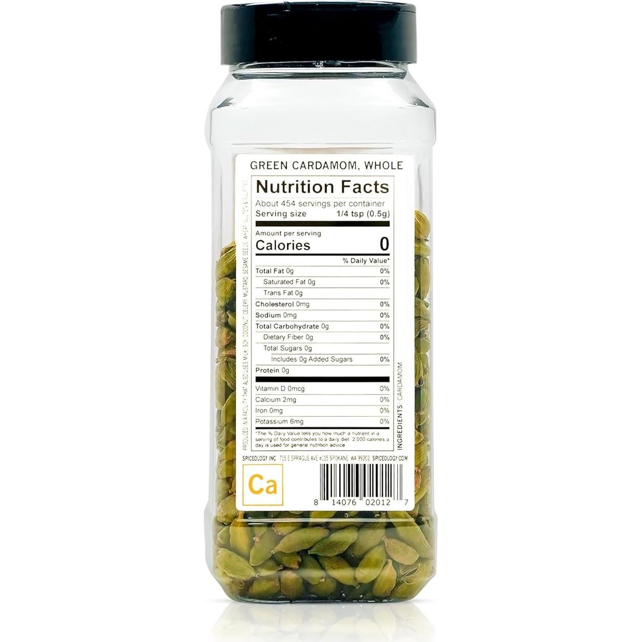Vainas de Cardamomo Verde Enteras Spiceology 226.8 g - Especia Aromática
