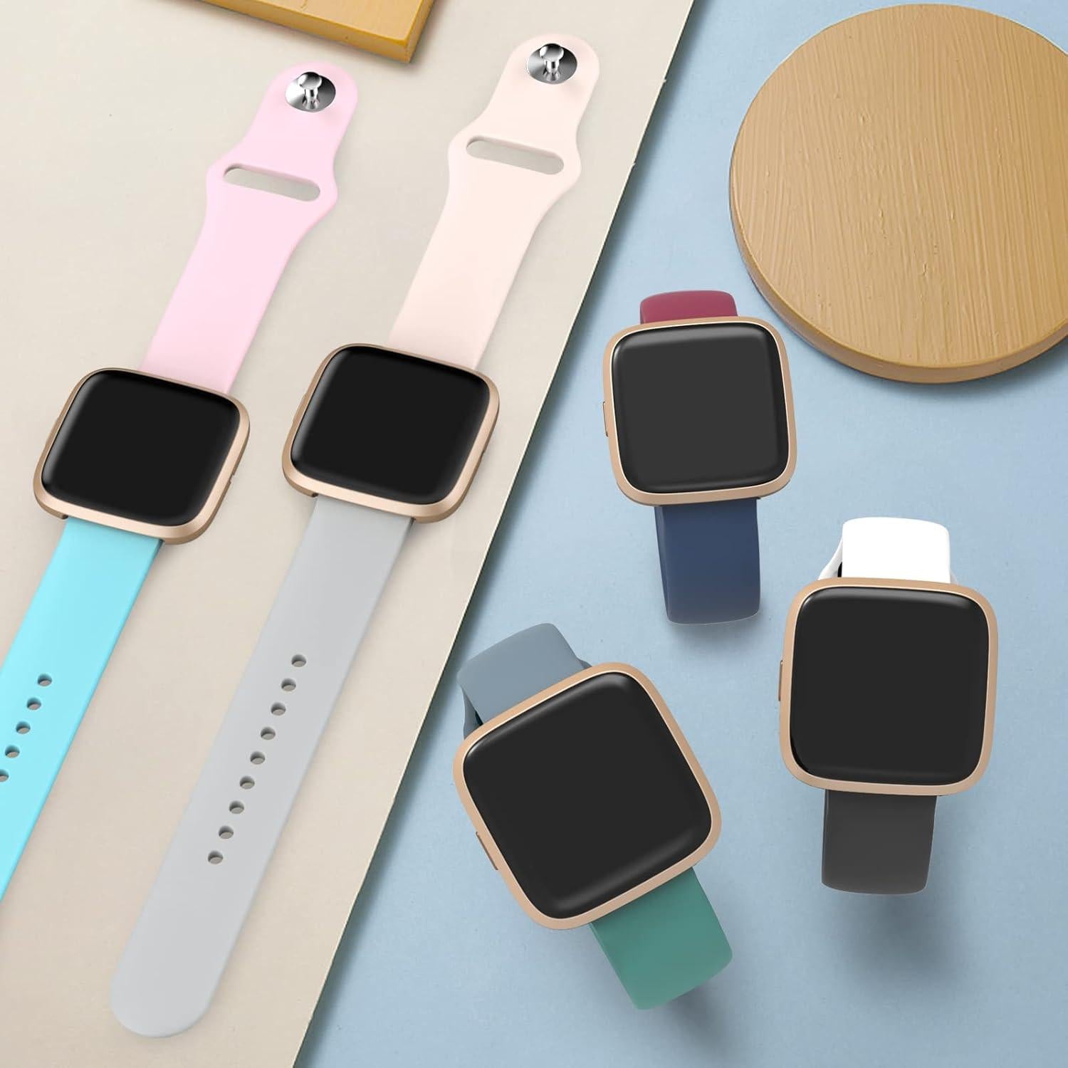 Bandas de Silicona AK para Fitbit Versa 2 - Color Blanco