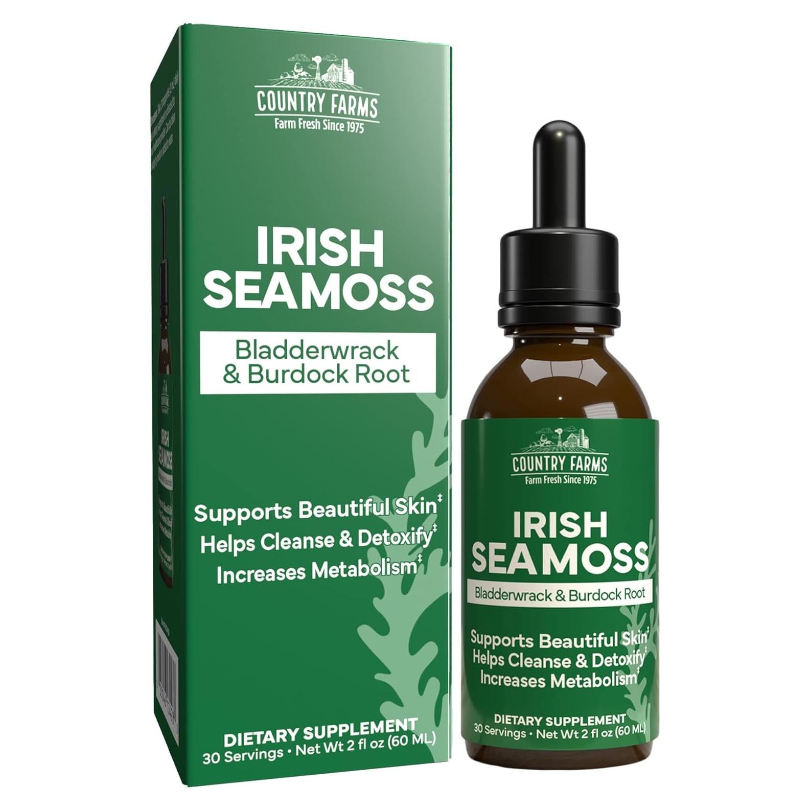 Country Farms Musgo Marino Irlandés Líquido 60 ml - Antioxidante