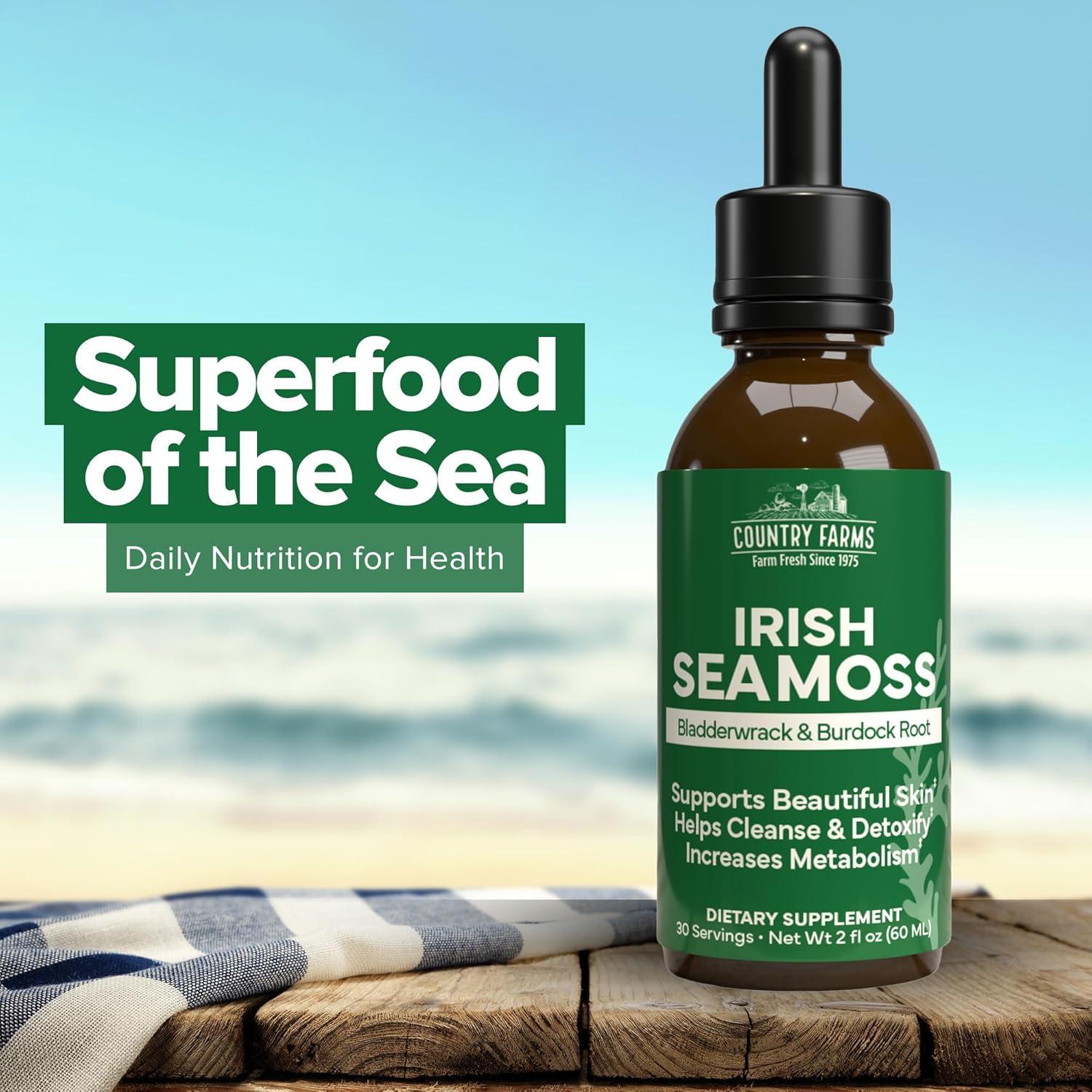 Country Farms Musgo Marino Irlandés Líquido 60 ml - Antioxidante