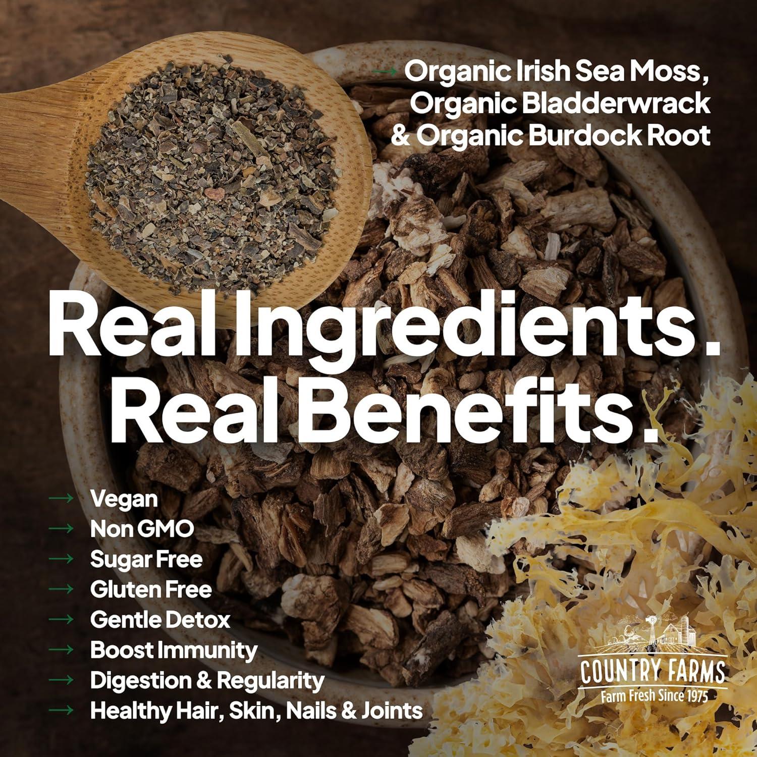 Country Farms Musgo Marino Irlandés Líquido 60 ml - Antioxidante