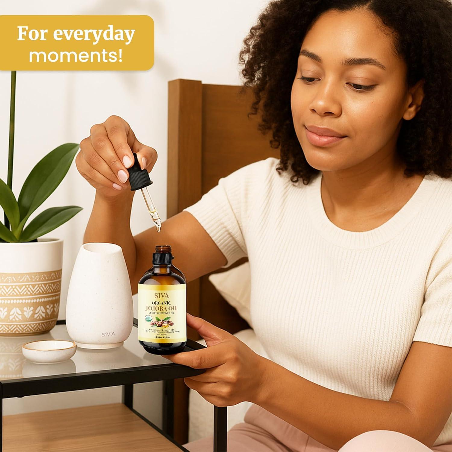 Aceite de Jojoba Orgánico Siva 118ml Prensado en Frío