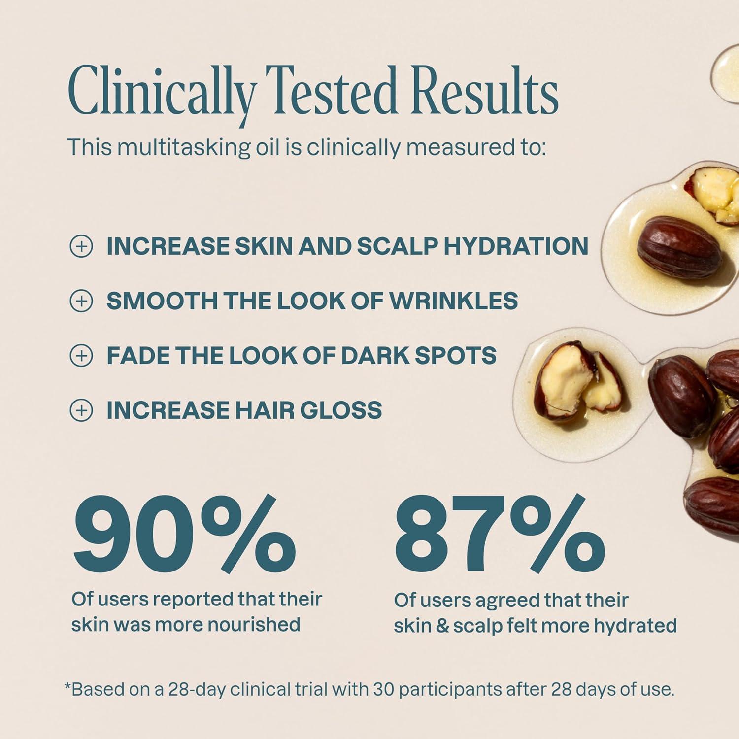 Aceite de Jojoba Orgánico Cliganic 946ml 100% Puro Prensado en Frío