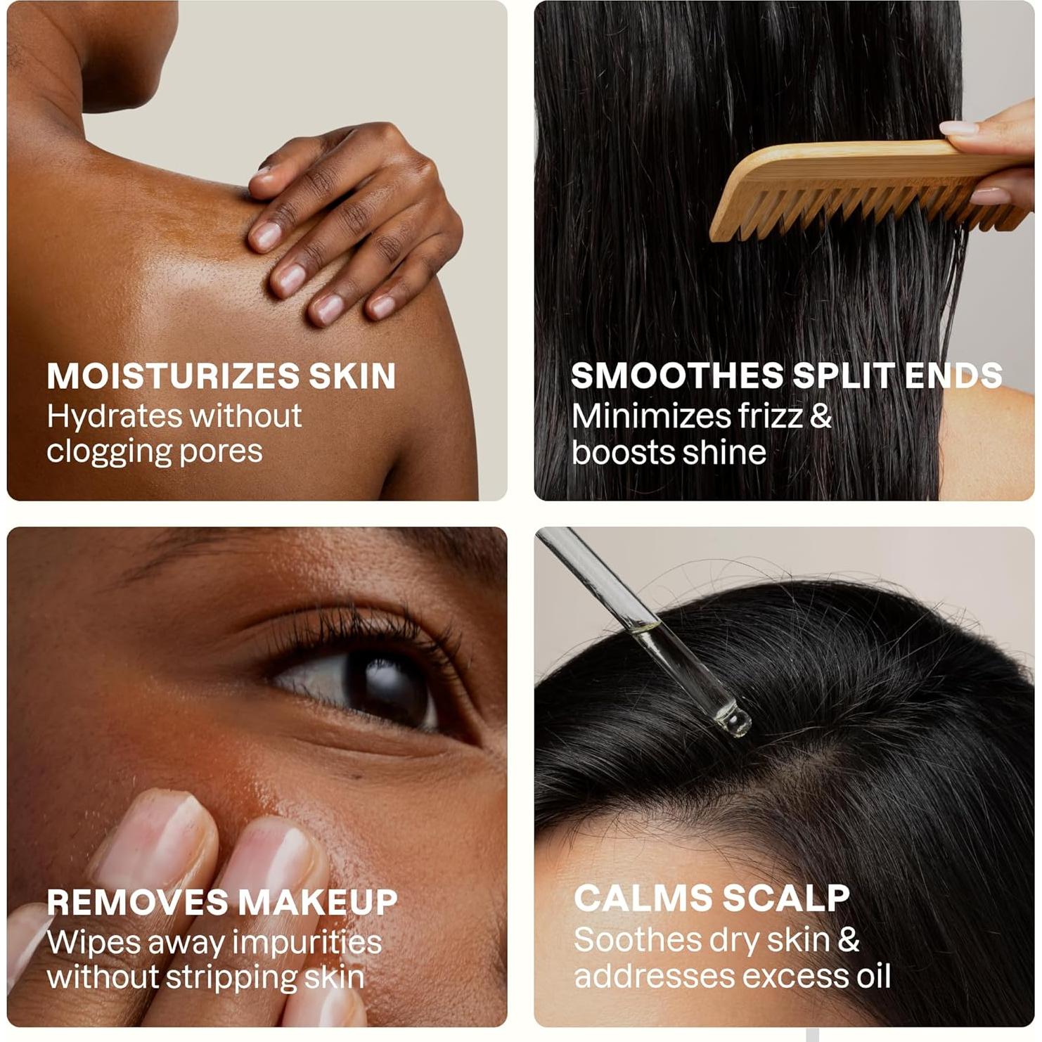 Aceite de Jojoba Orgánico Cliganic 946ml 100% Puro Prensado en Frío