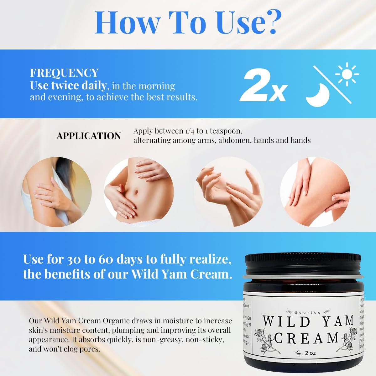 Crema de Ñame Silvestre Orgánica 29.57 ml - Equilibrio Hormonal