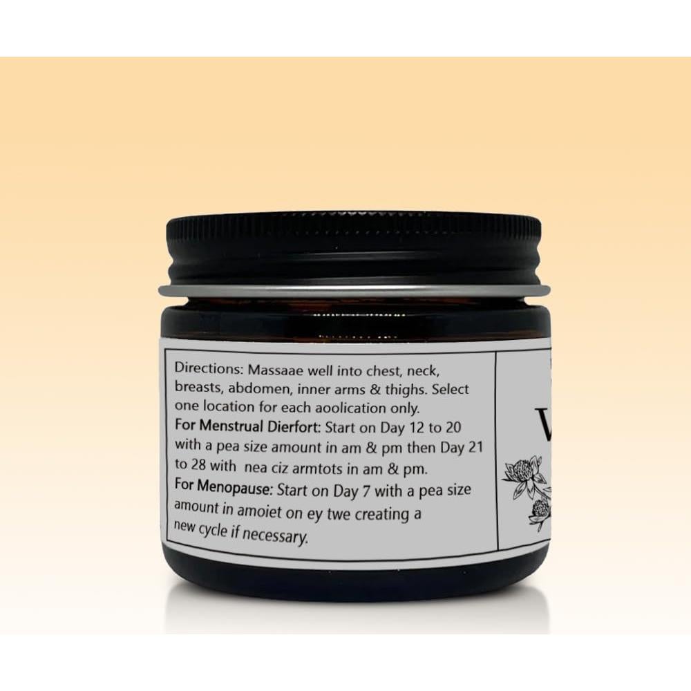 Crema de Ñame Silvestre Orgánica 29.57 ml - Equilibrio Hormonal