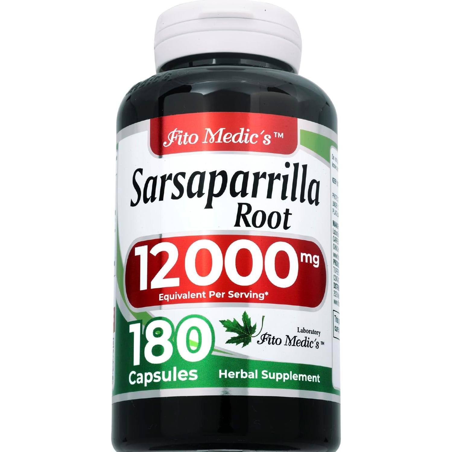 Cápsulas de Sarsaparilla FITO MEDIC'S 180 Unidades 600 mg