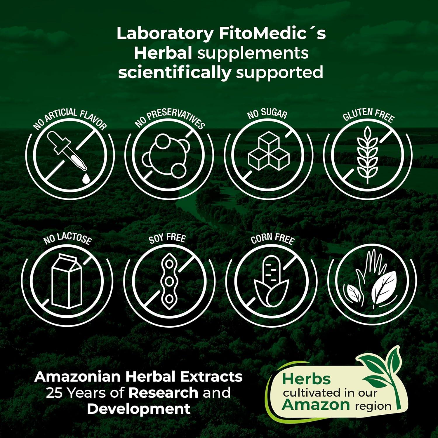 Cápsulas de Sarsaparilla FITO MEDIC'S 180 Unidades 600 mg