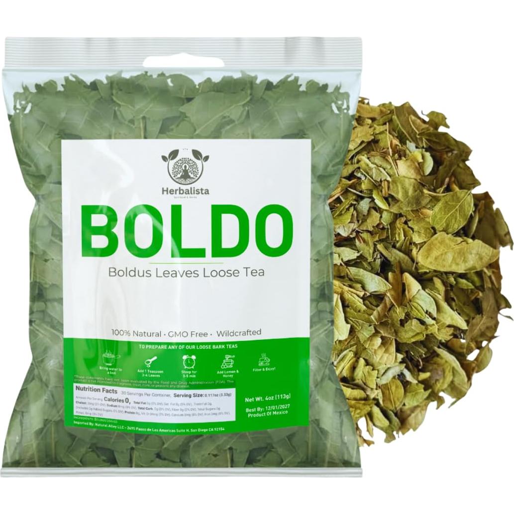 Té Herbal de Boldo 58g - Peumus Boldus - 20+ Tazas