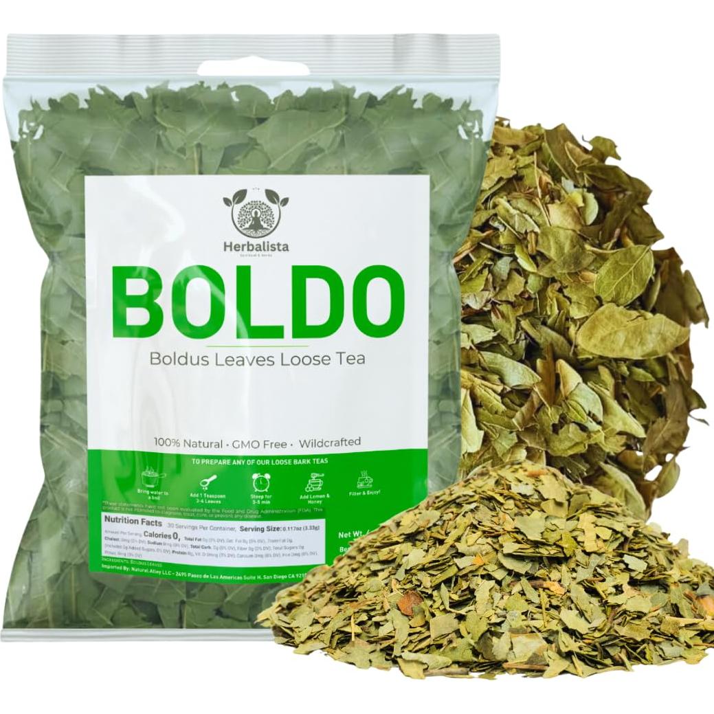 Té Herbal de Boldo 58g - Peumus Boldus - 20+ Tazas