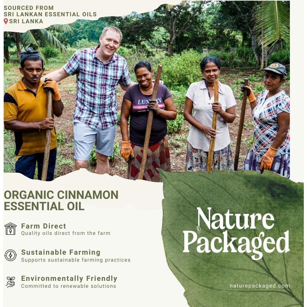 Aceite Esencial de Canela Orgánico Nature Packaged 15ml