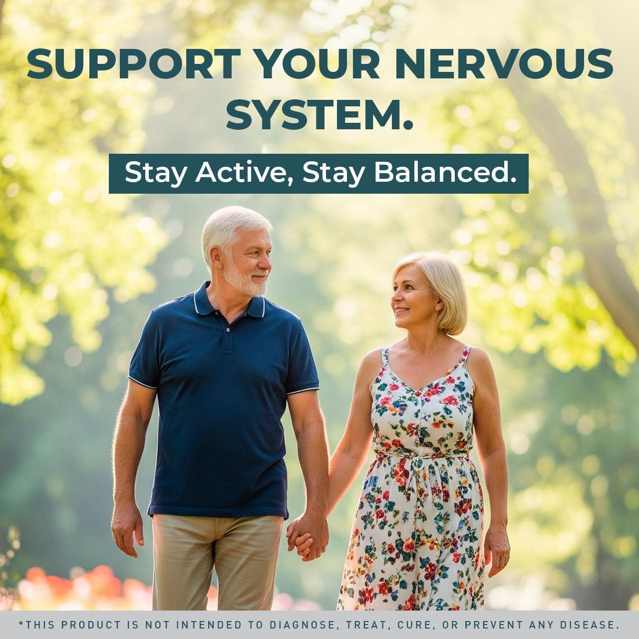 NerveCalm Suplemento Natural Calm 60 Cápsulas Veganas