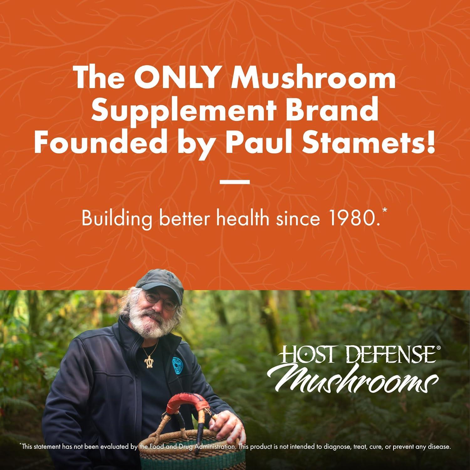 Cápsulas Host Defense Breathe - Suplemento Inmunológico 30 Cápsulas