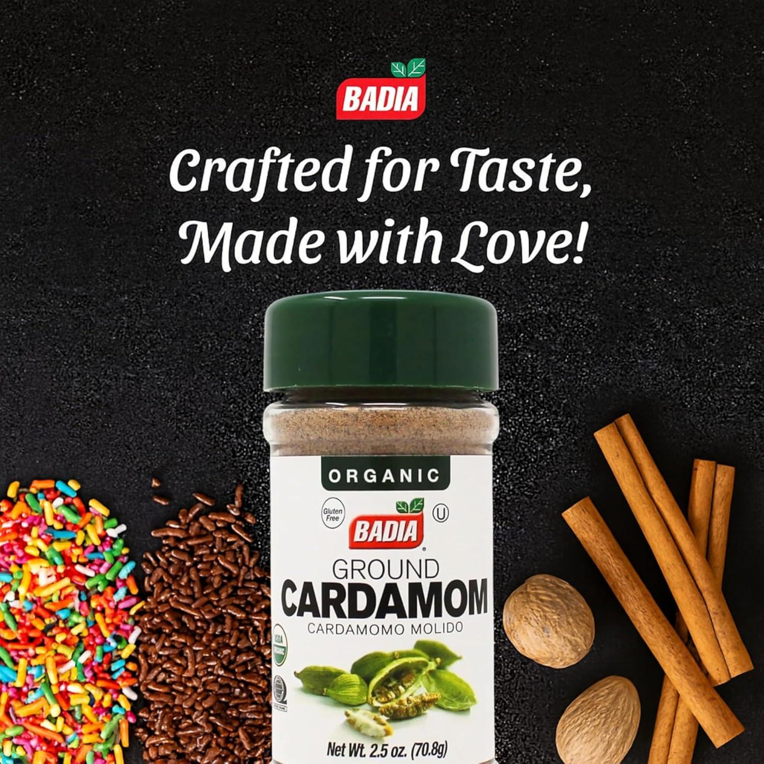 Cardamomo Molido Orgánico Badia 70.87 g - Especia Aromática