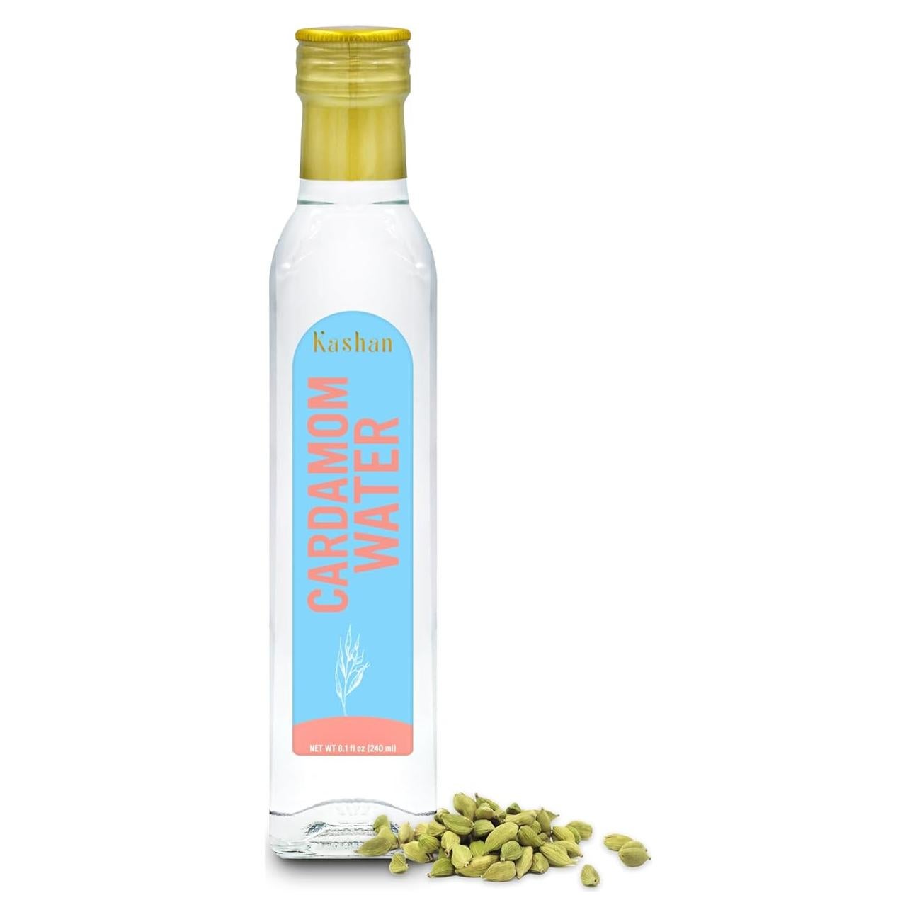 Agua de Cardamomo Natural Kashan 240ml - Saborizante Alimentario