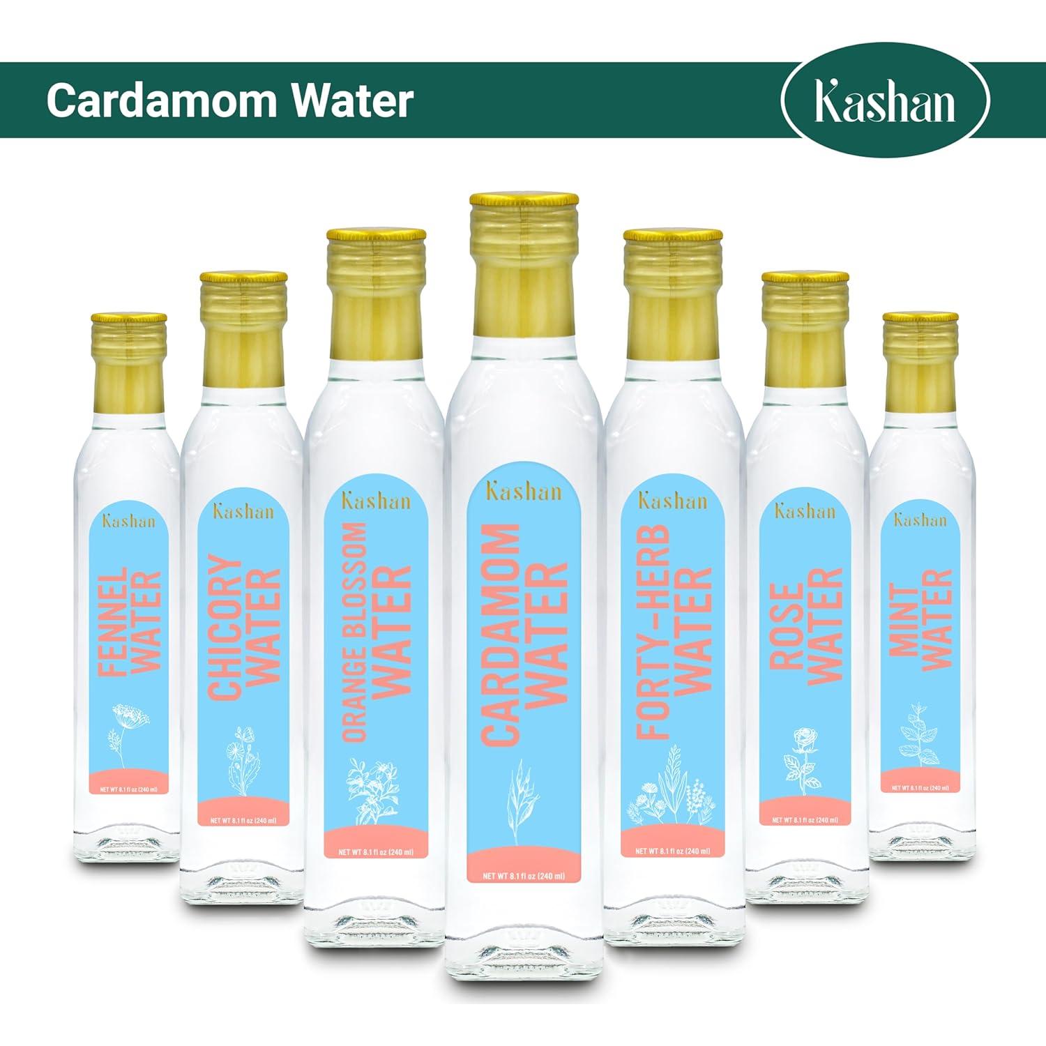 Agua de Cardamomo Natural Kashan 240ml - Saborizante Alimentario