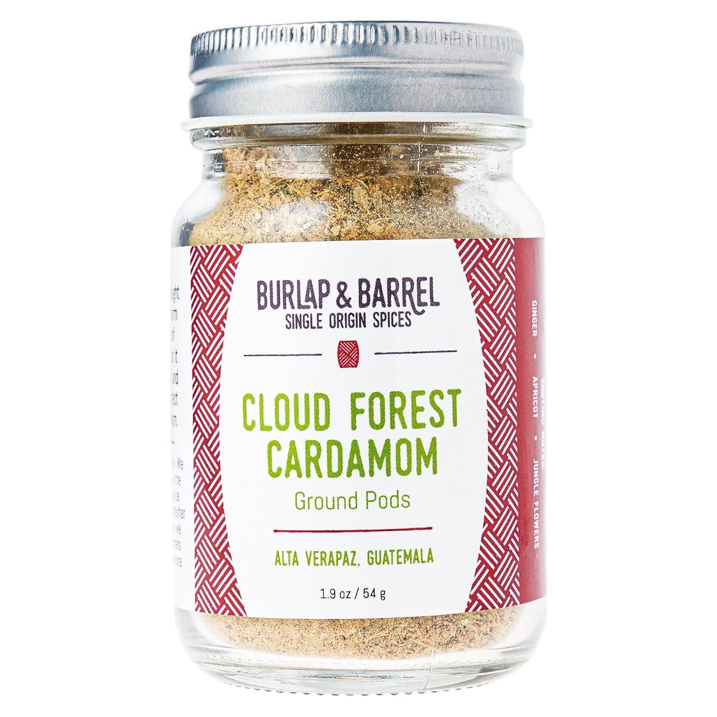 Cardamomo Bosque Nublado Burlap & Barrel 53.86g - Especias Dulces y Ácidas