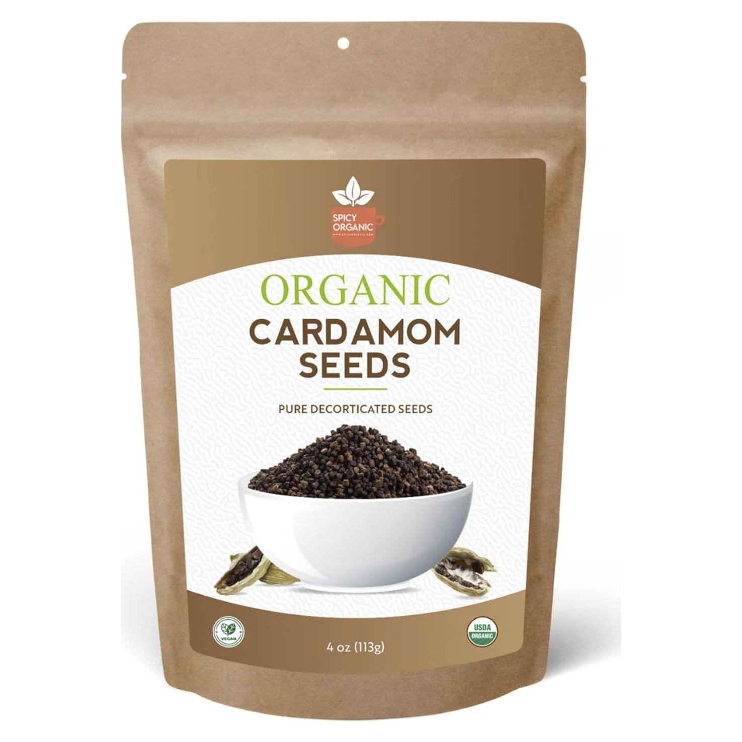 Semillas de Cardamomo Orgánico Spicy Organic 226.8 g - Sabor Exótico