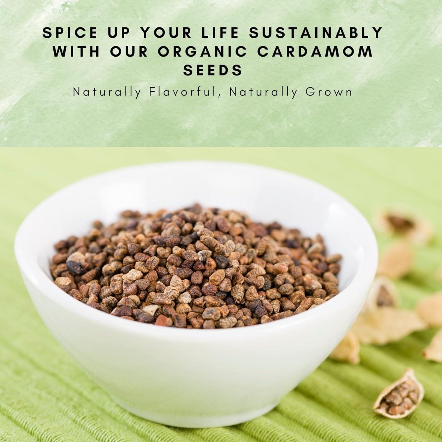 Semillas de Cardamomo Orgánico Spicy Organic 226.8 g - Sabor Exótico