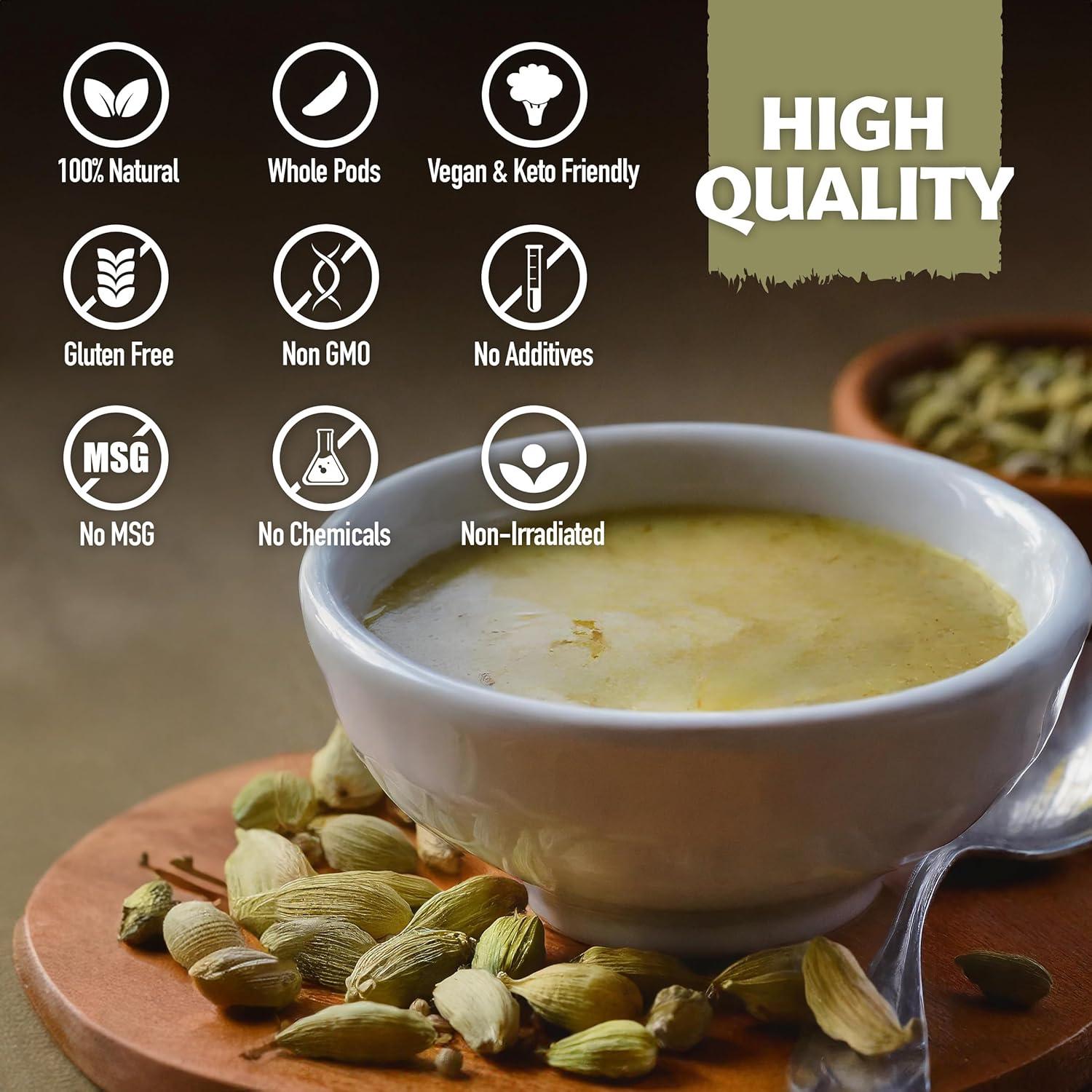 Vainas de Cardamomo Verde Eastanbul 60g 100% Natural Vegano