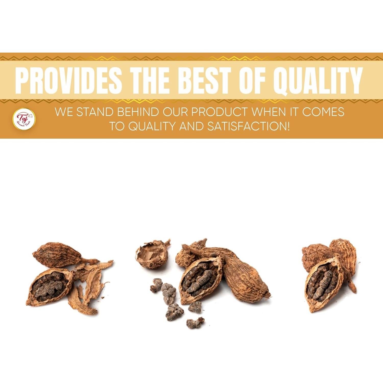 Cardamomo Negro TAJ Gourmet 99.22 g - Kali Elaichi