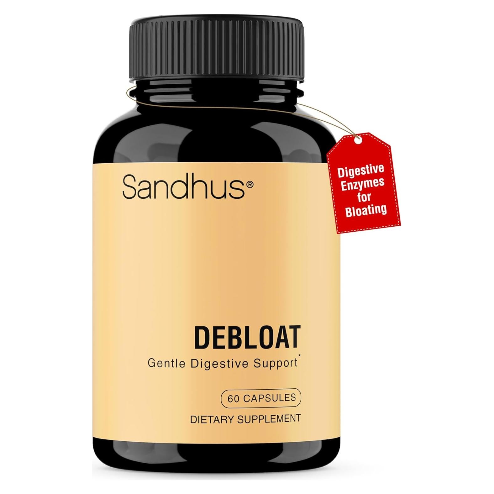 Cápsulas Digestivas Debloat Sandhu | 60 Unidades | Alivio Rápido