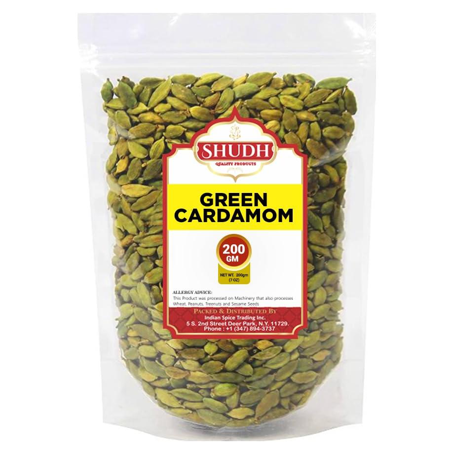 Cardamomo Verde Shudh 200 g - Especia Gourmet Natural