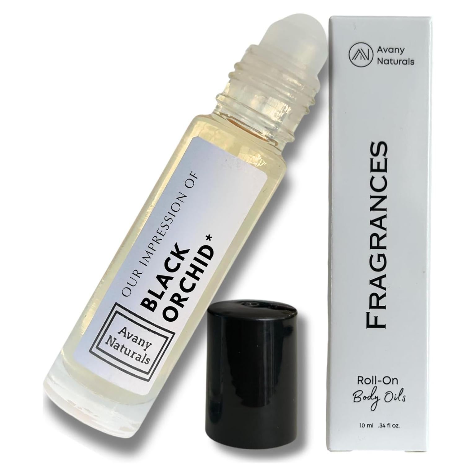 Aceite de fragancia para mujer Avany Naturals 10 ml - Orquídea Negra