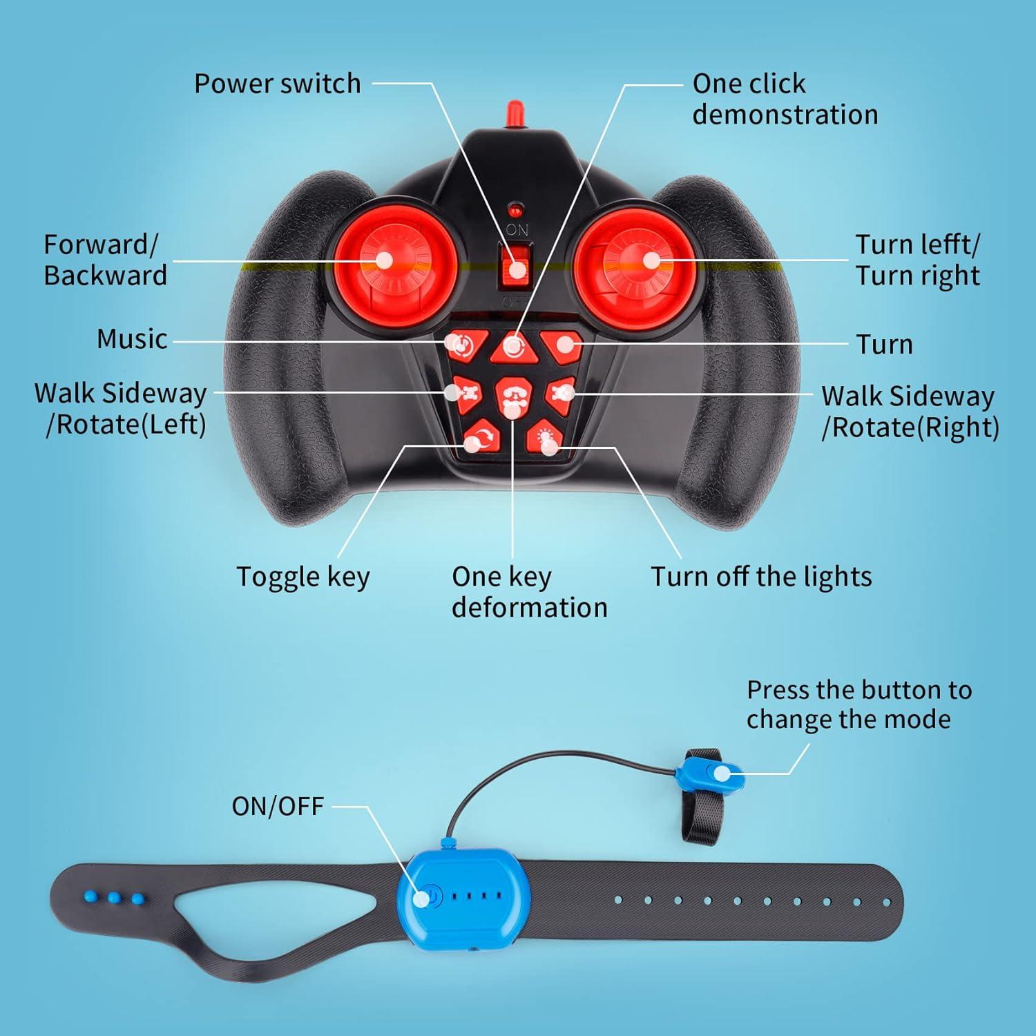 Coche Acrobático Control Remoto PREPOP 4WD Gestos 0.71kg