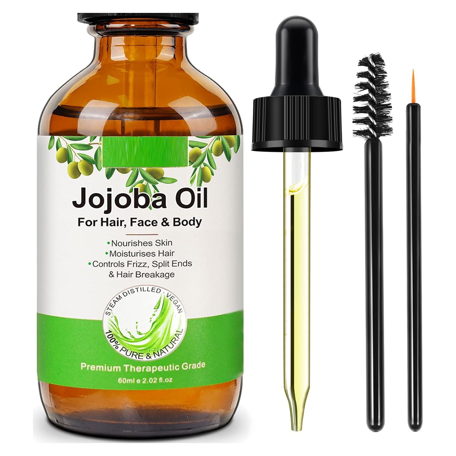 Aceite de Jojoba Orgánico 60ml Valleylux - Hidratante Facial y Capilar