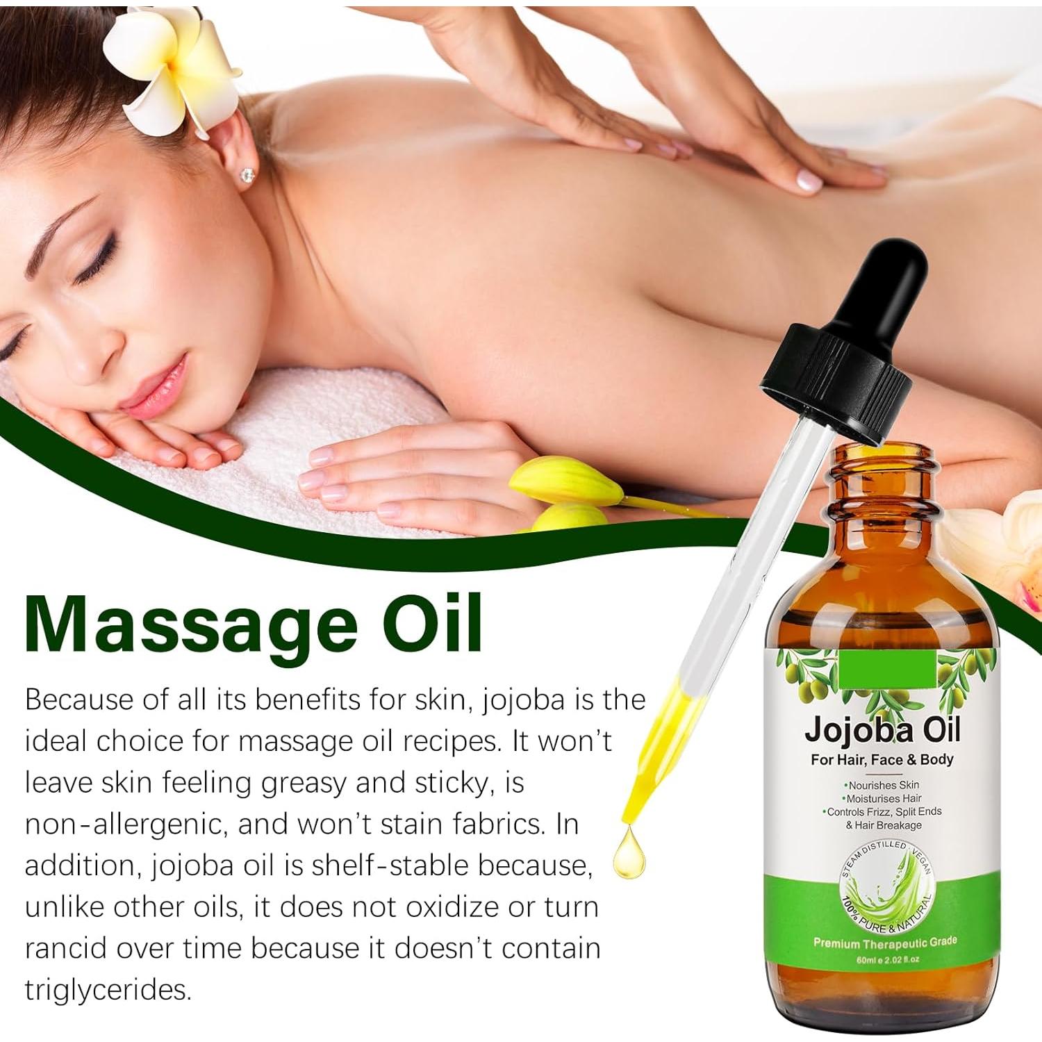 Aceite de Jojoba Orgánico 60ml Valleylux - Hidratante Facial y Capilar