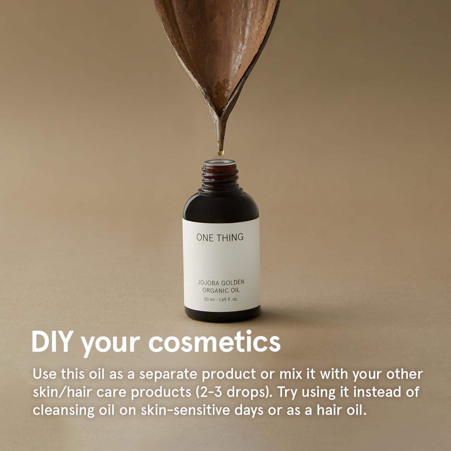 Aceite Orgánico de Jojoba ONE THING 50ml Hidratante Piel Cabello