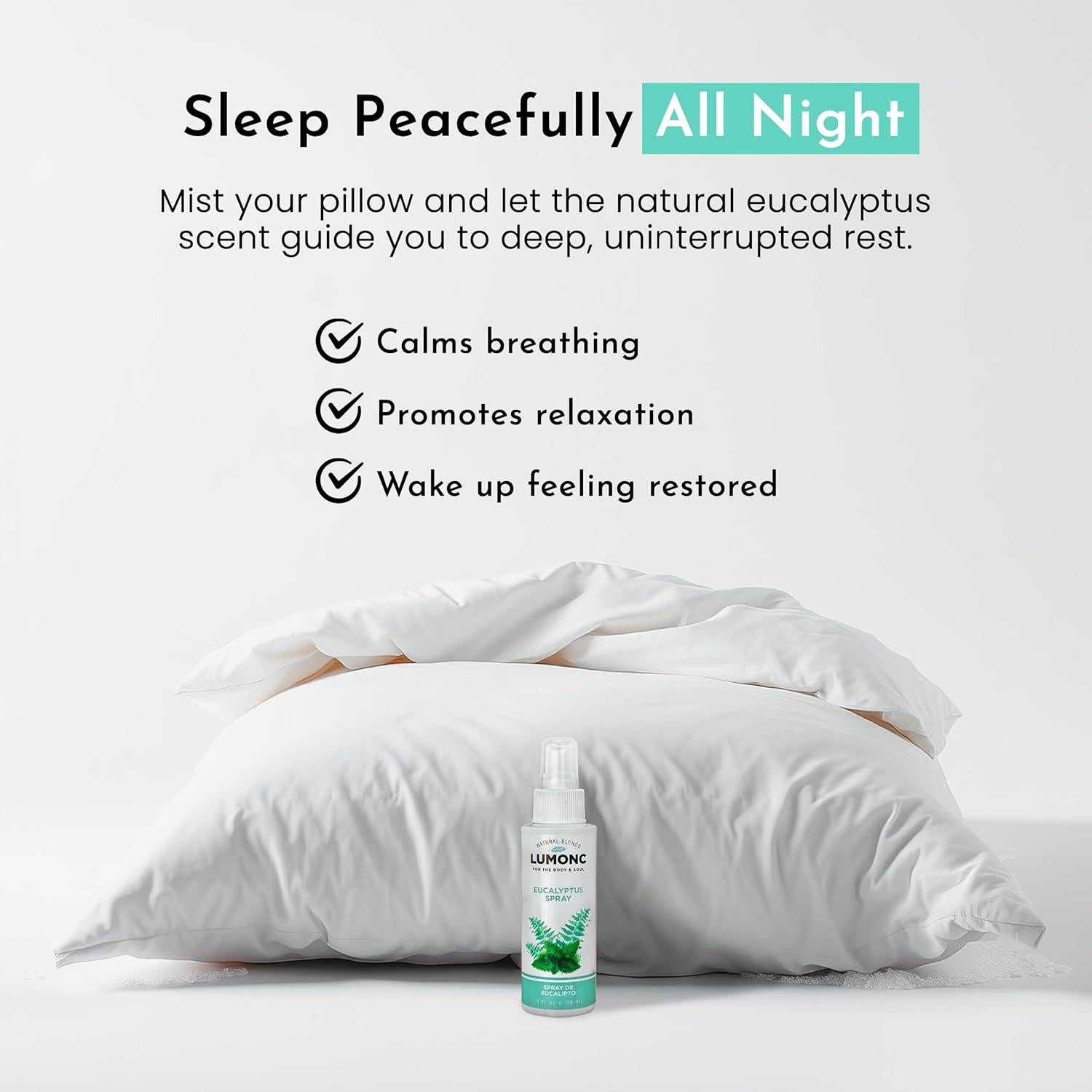 Spray de Eucalipto Lumonc 113ml - Aromaterapia Natural