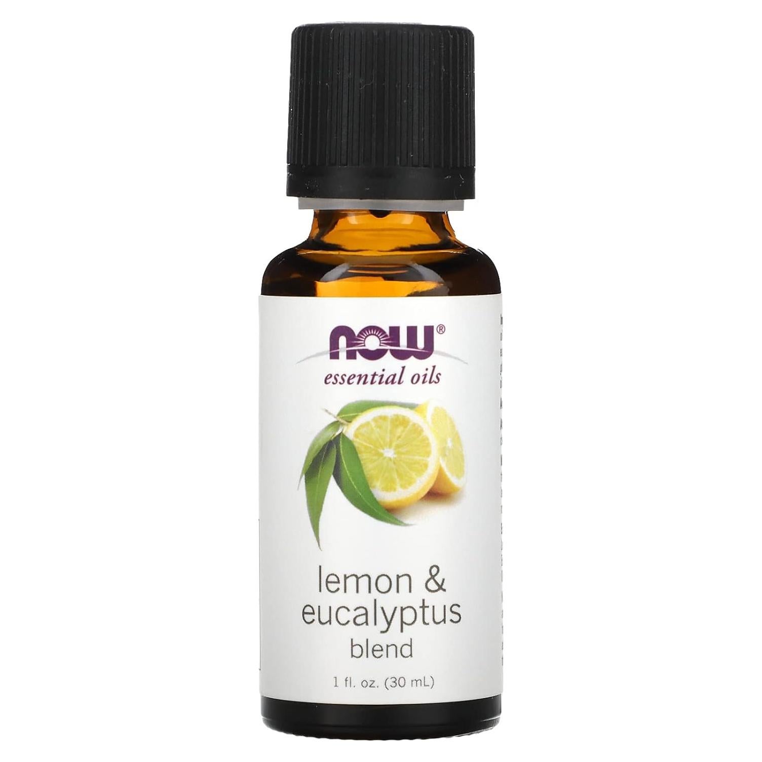 Aceite Esencial de Limón y Eucalipto Now Foods 30 ml - 2 Piezas