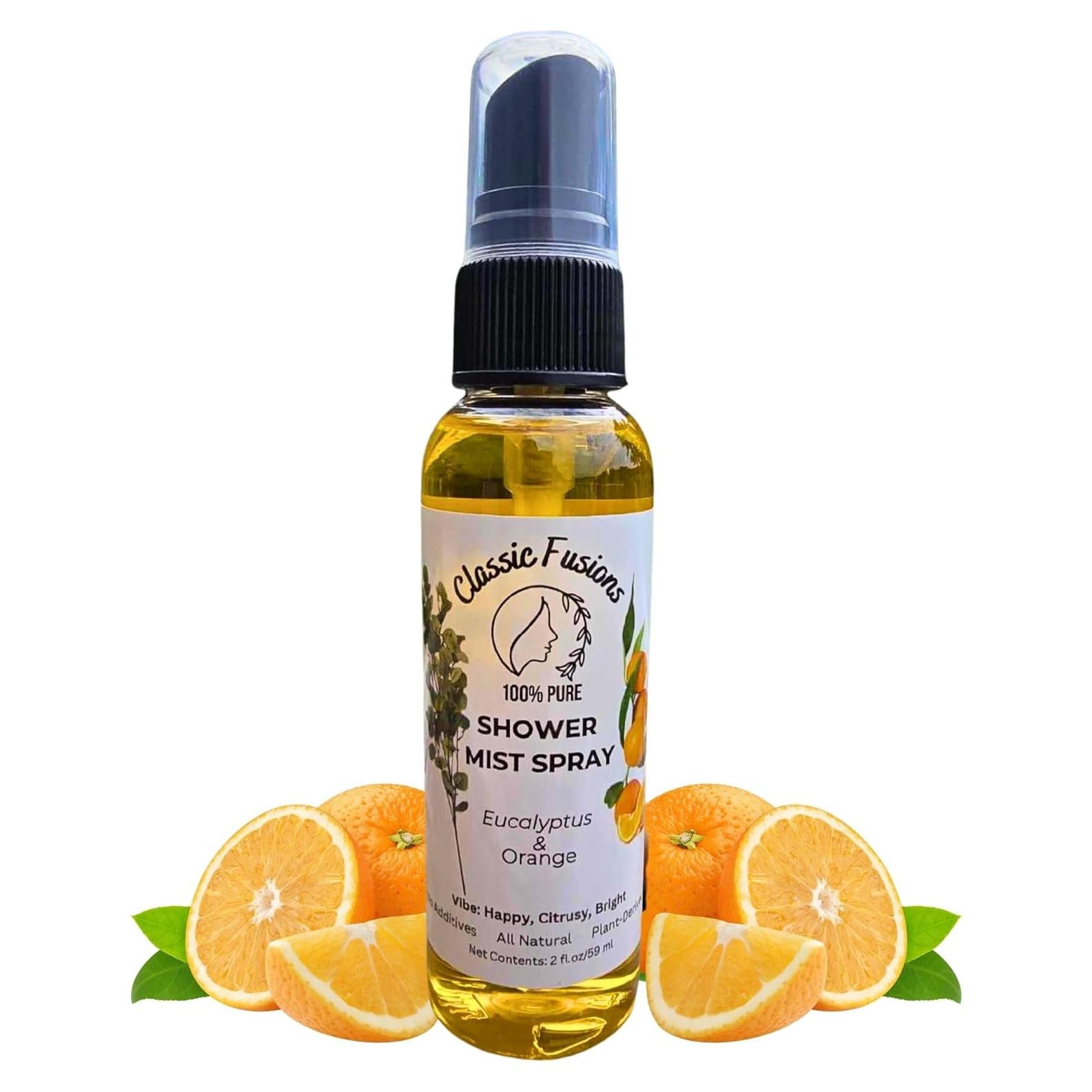 Spray de Ducha 100% Natural Eucalipto y Naranja 56.7ml