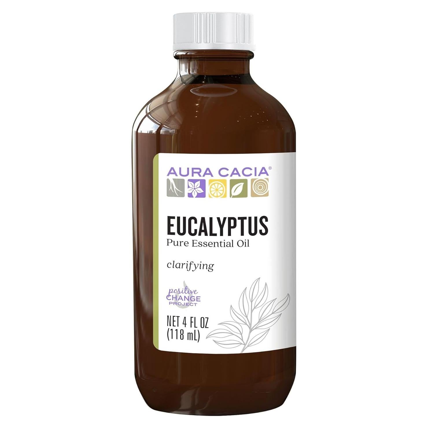 Aceite Esencial de Eucalipto Aura Cacia 118 ml - Aroma Fresco