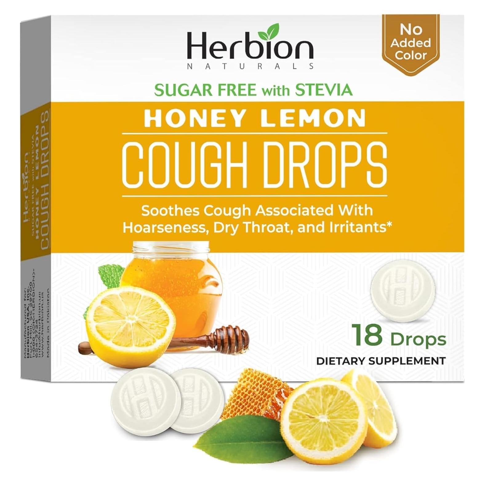 Caramelos para la Tos Herbion Naturals Sin Azúcar 25 Unidades