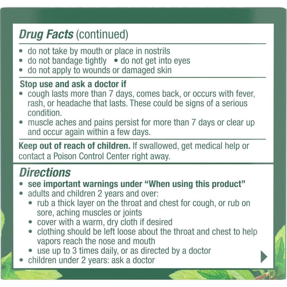 Mentholatum Rub Vaporizante Nocturno 50 g - Alivio de Tos Lavanda