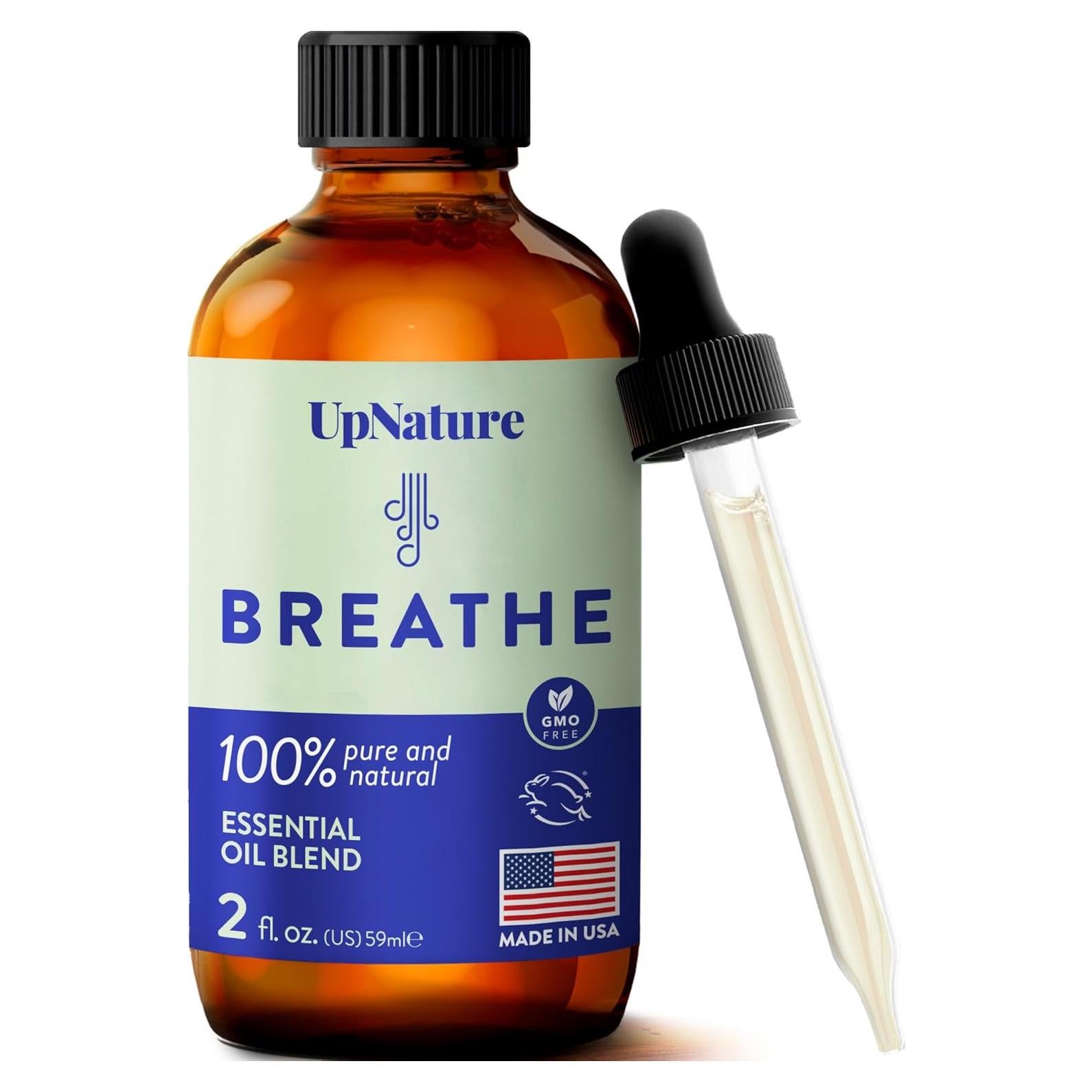 Aceite Esencial Breathe UpNature 60ml - Eucalipto y Menta