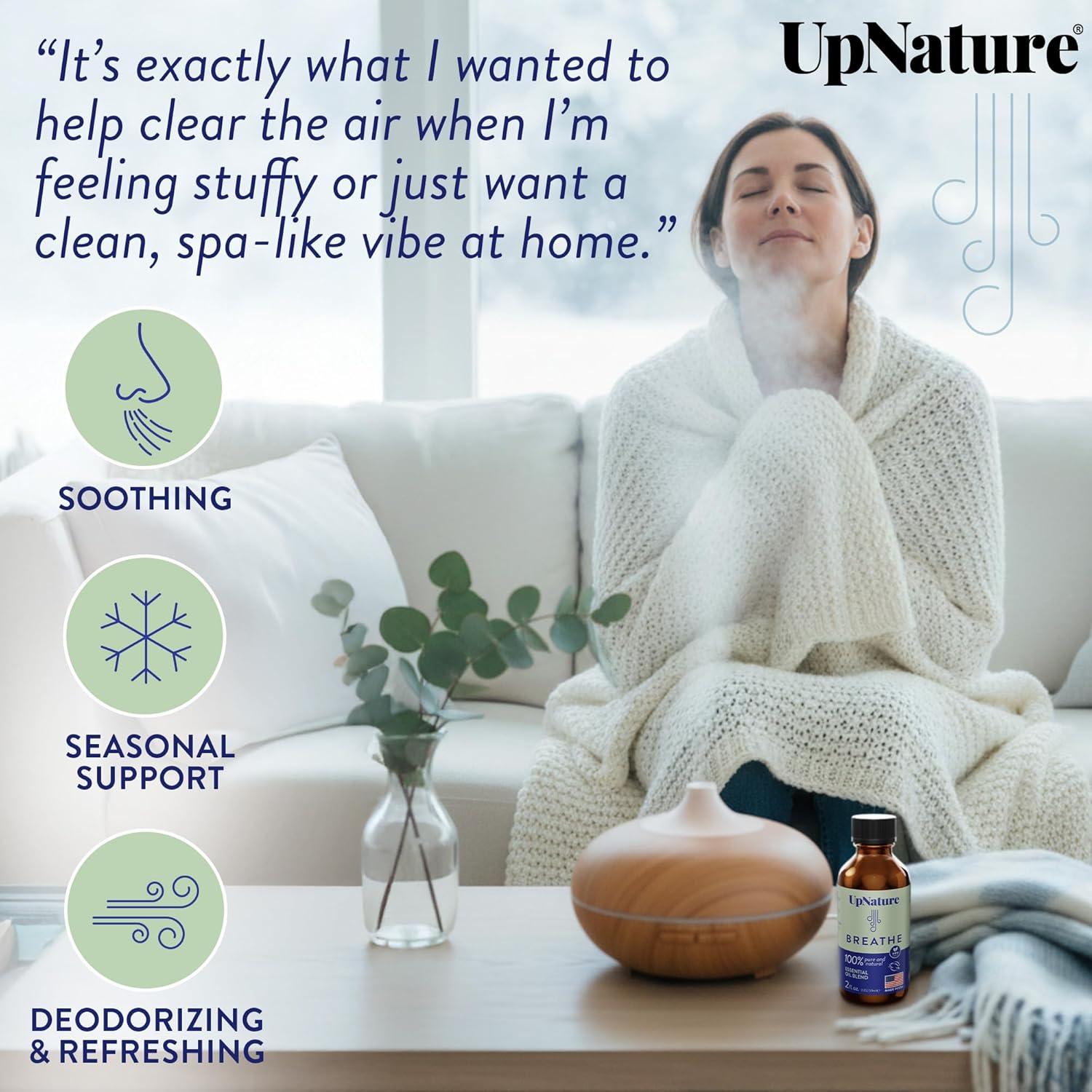 Aceite Esencial Breathe UpNature 60ml - Eucalipto y Menta