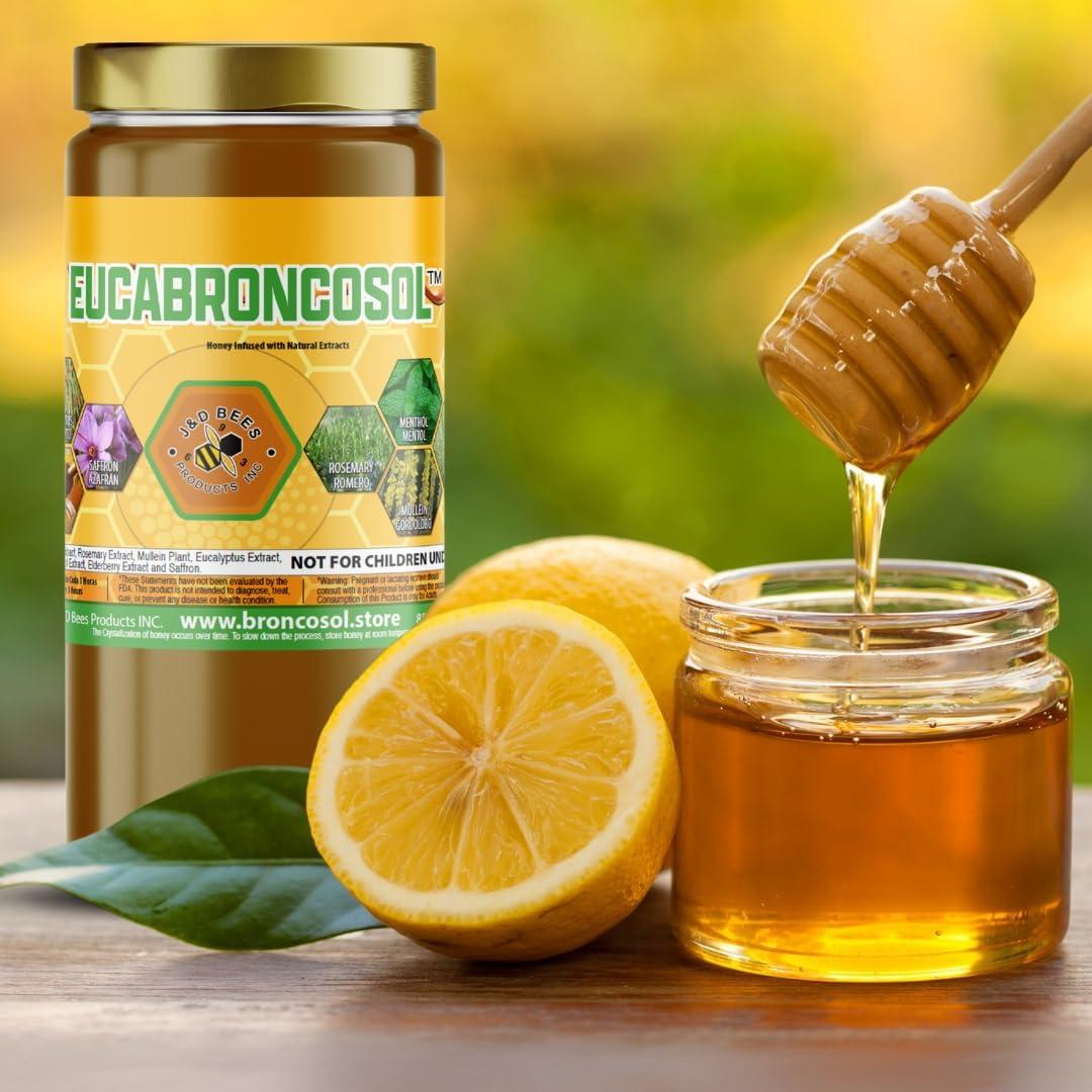 Jarabe Herbal de Miel J&D con Tomillo y Eucalipto 340g