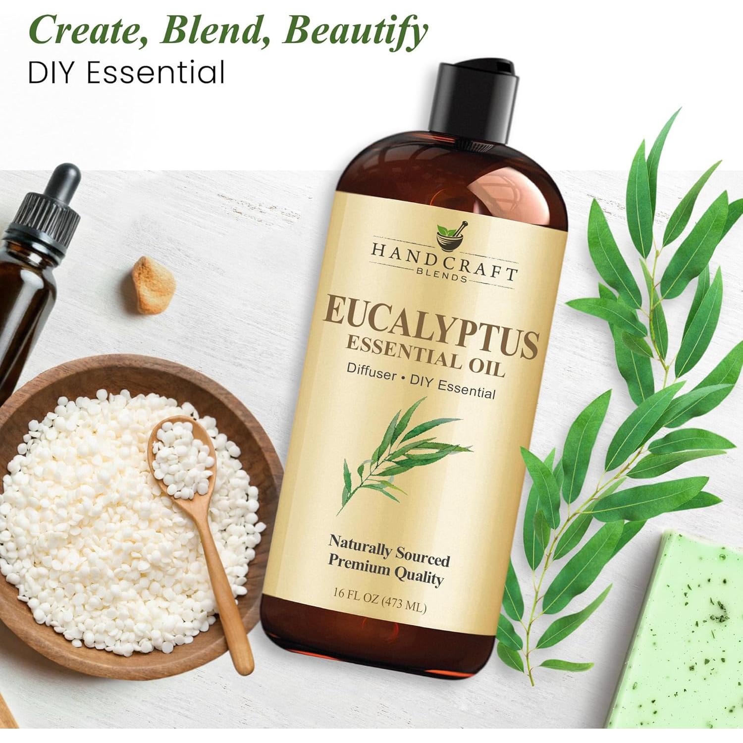 Aceite Esencial de Eucalipto Handcraft Blends 473 ml - Aromaterapia