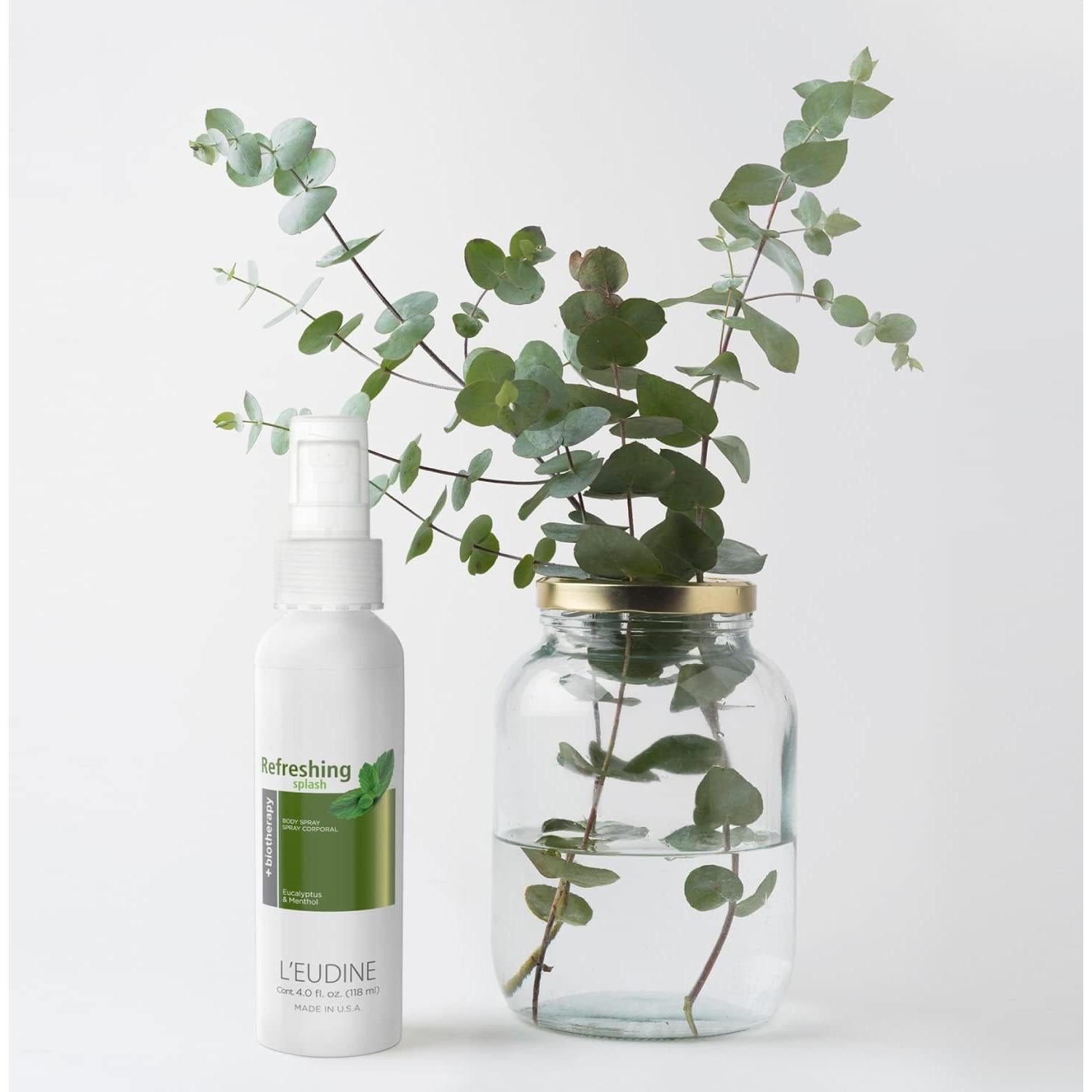 Spray Refrescante L'EUDINE 118 ml Eucalipto Menta Aloe