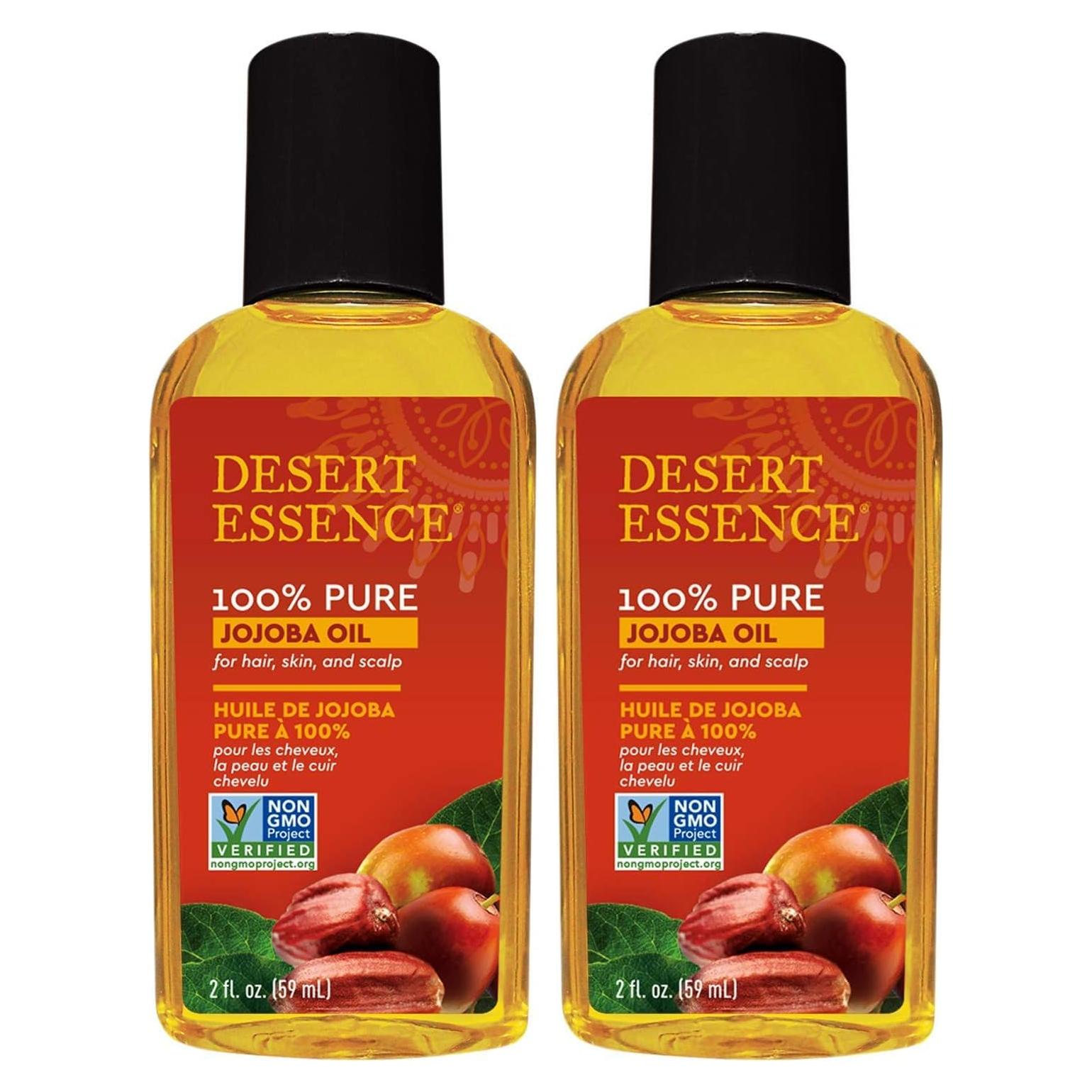 Aceite de Jojoba Puro Desert Essence 2x59.15ml Hidratante