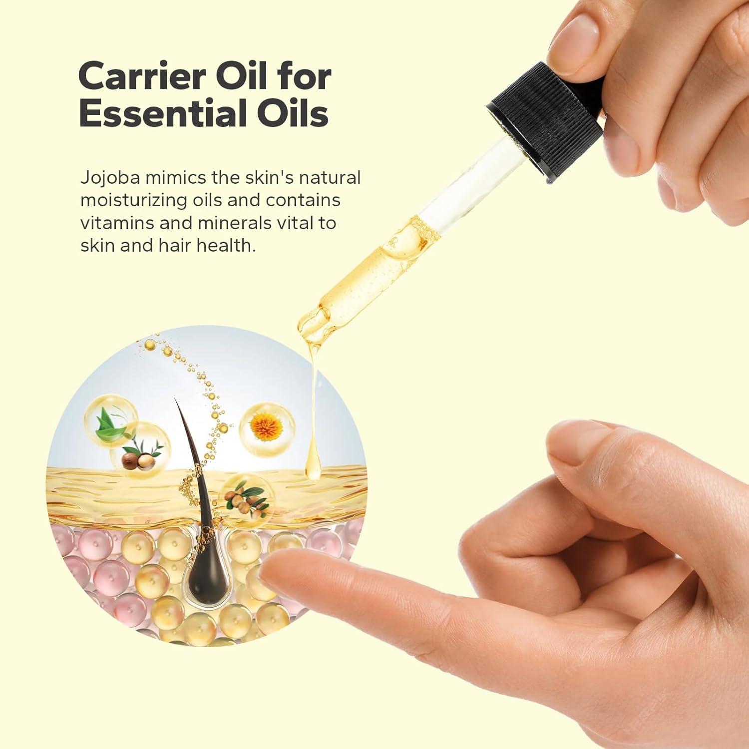 Aceite de Jojoba Orgánico SilkySecret 240g Hidratante y Acondicionador