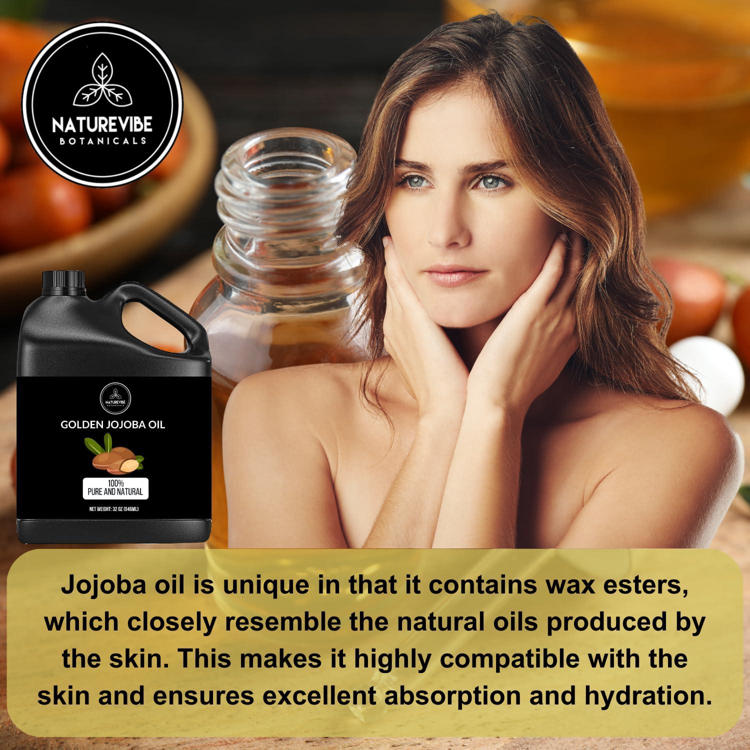 Combo Aceite de Jojoba y Almendra Dulce Naturevibe 946ml