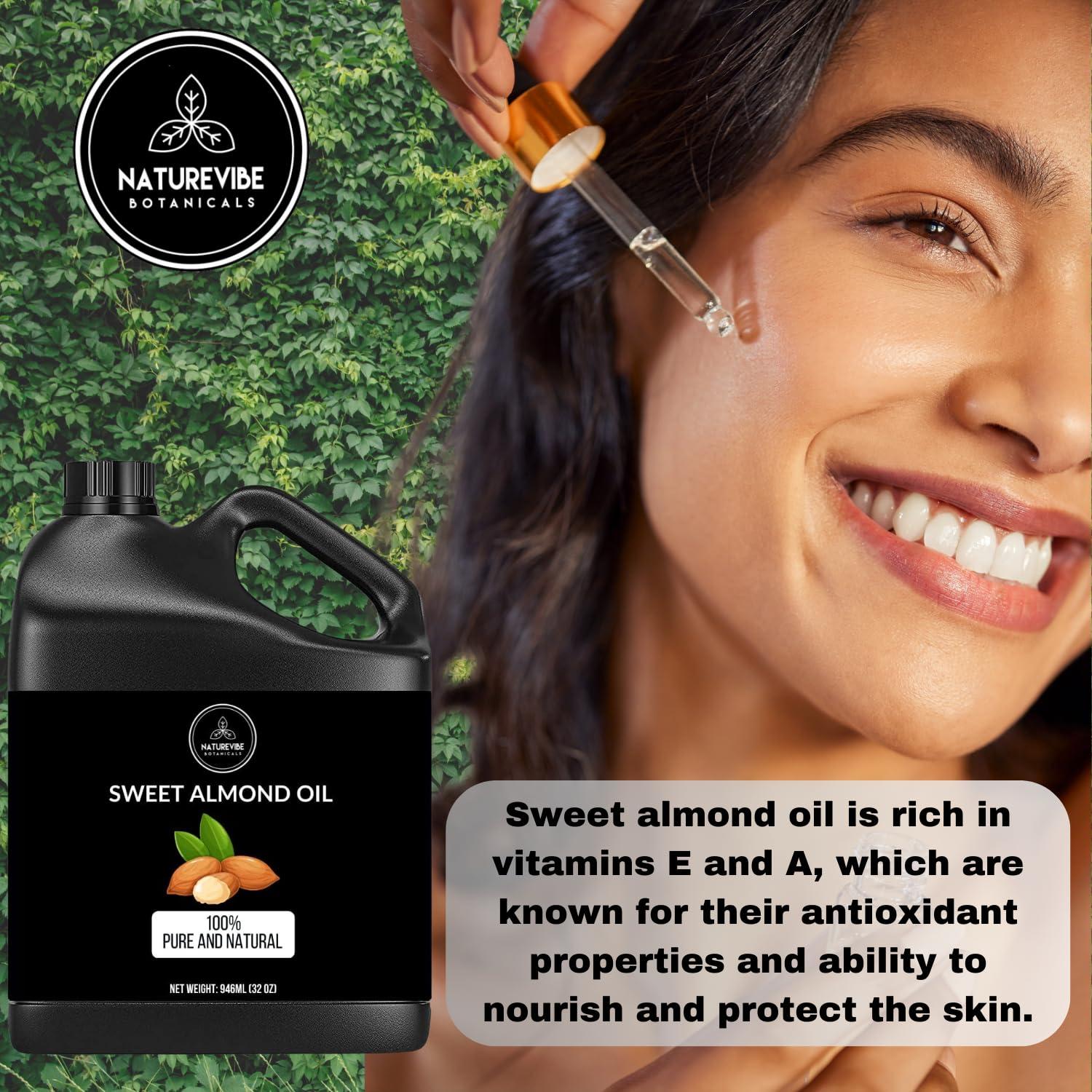 Combo Aceite de Jojoba y Almendra Dulce Naturevibe 946ml